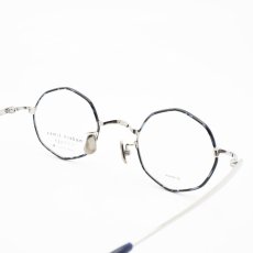 画像5: modern times モダンタイムズ vintage ビンテージ MVT-22 col-03 チタン無垢/ブルーデミ  (5)