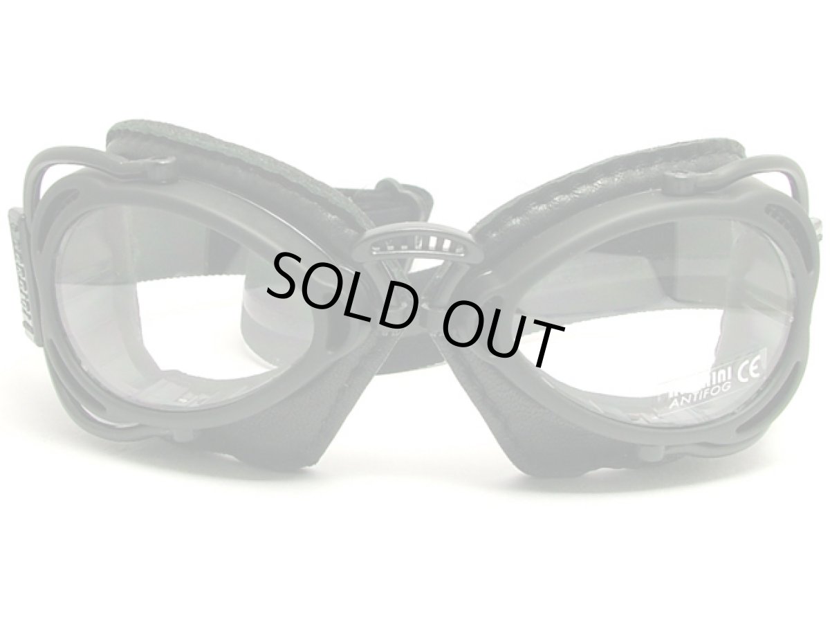 画像2: nannini ナンニーニ 社製ゴーグル 「ホットロッド」HOT ROD-1170-6021-4V四眼式  ブラック：ブラック/クリアアンチフォグ (2)