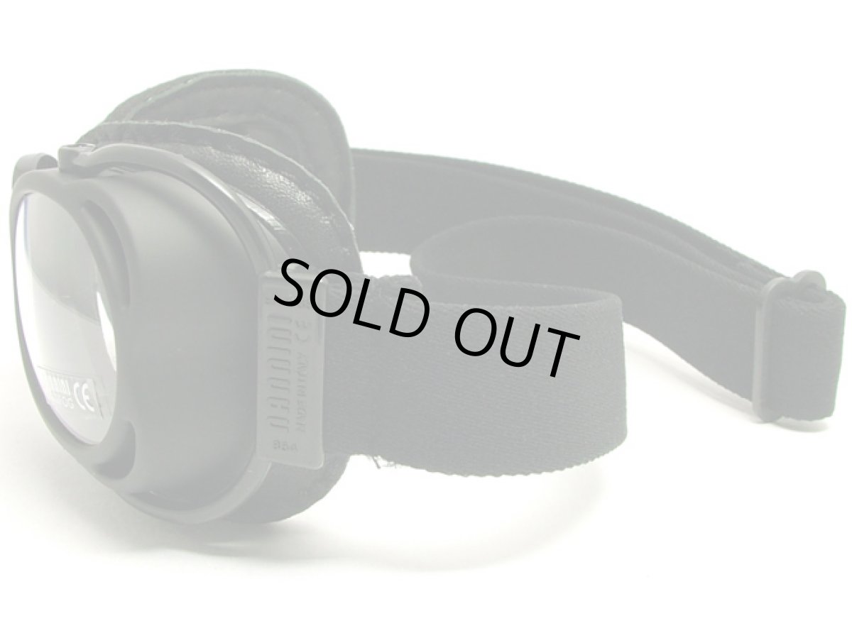 画像3: nannini ナンニーニ 社製ゴーグル 「ホットロッド」HOT ROD-1170-6021-4V四眼式  ブラック：ブラック/クリアアンチフォグ (3)