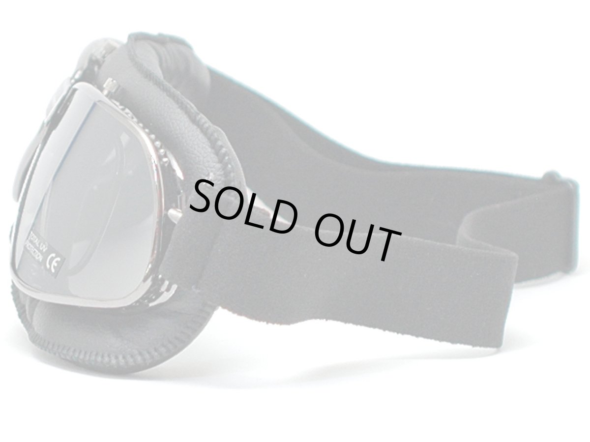 画像3: nannini ナンニーニ 社製ゴーグル 「バイカー」BIKER-860-4v-1178-6550  ラシッドルセニウム・ブラック/グレー・シルバーミラー (3)