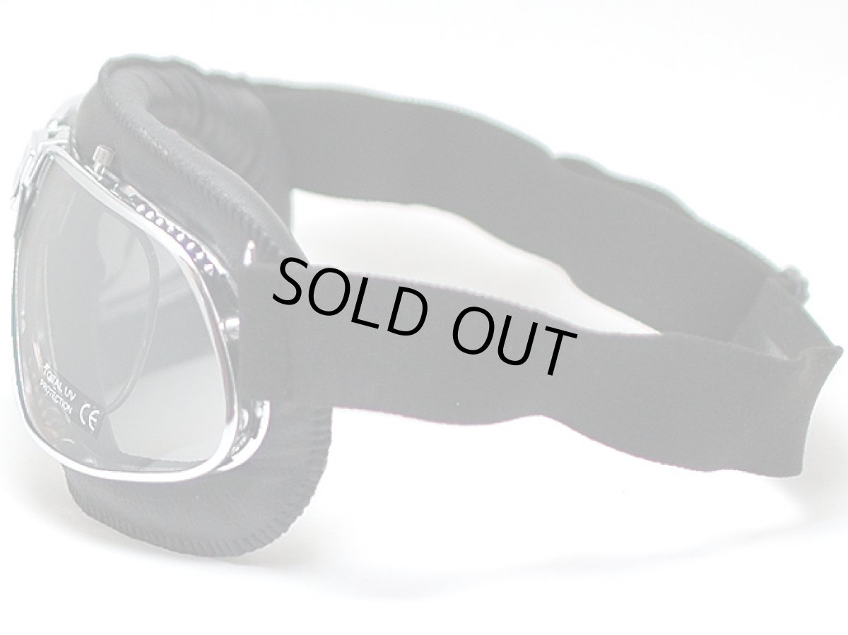 画像3: nannini ナンニーニ 社製ゴーグル CRUISER-860-4V1150-6550  クルーザー860-4V四眼式   クローム・ブラック/グレー・シルバーミラー (3)