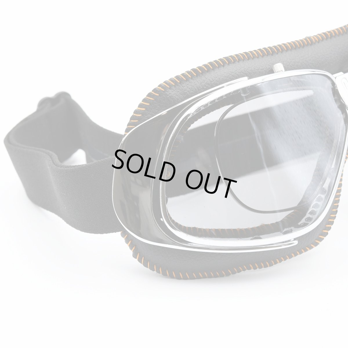 画像4: nannini ナンニーニ RIDER ライダー （クローム・ブラック＆オレンジステッチ/グレーシルバーミラー） (4)