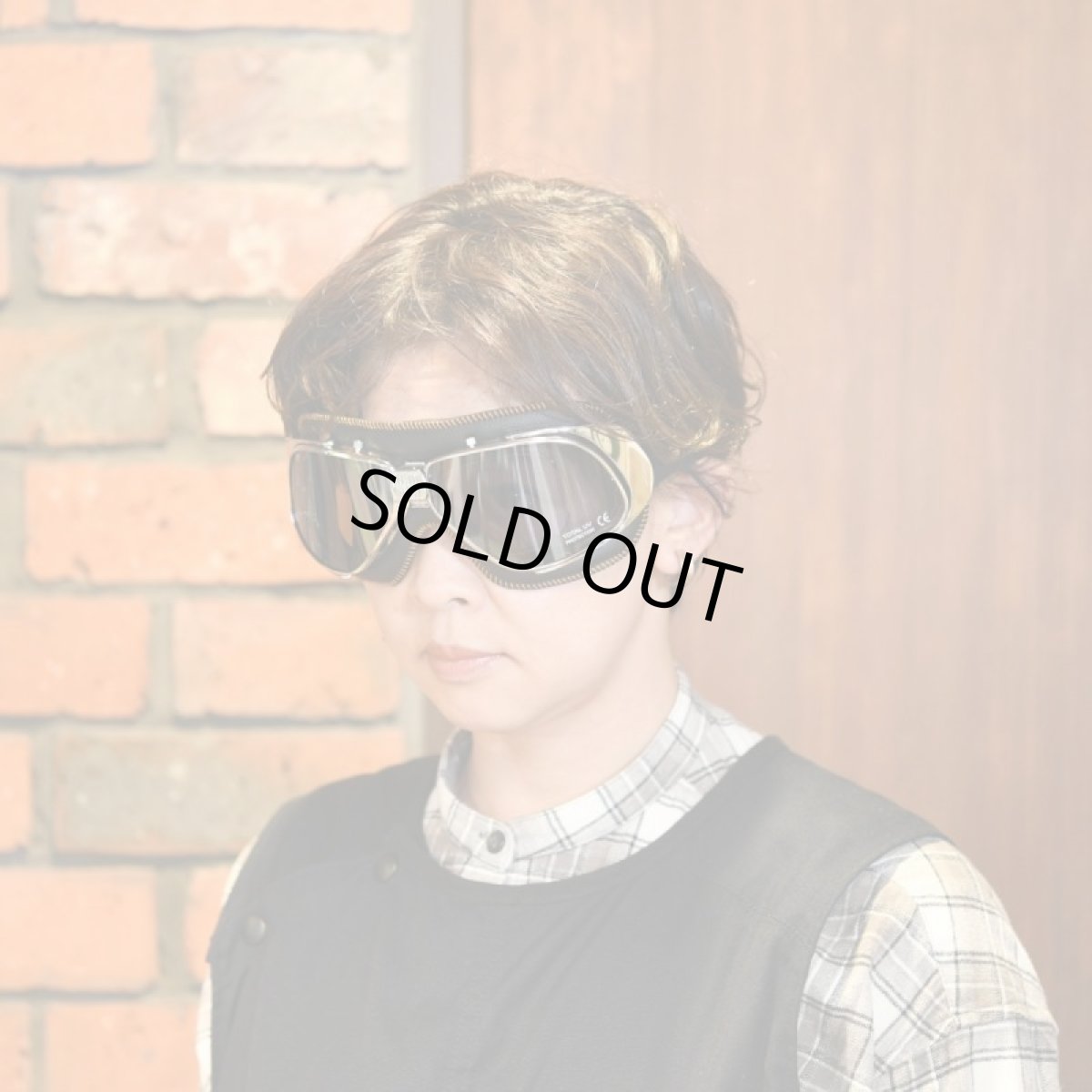 画像8: nannini ナンニーニ RIDER ライダー （クローム・ブラック＆オレンジステッチ/グレーシルバーミラー） (8)