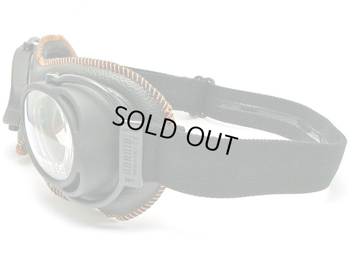 画像3: nannini ナンニーニ 社製ゴーグル STREETFIGHTER-4V-864-1154-6020  ストリートファイター864-4V四眼式   ブラック・ブラック/オレンジステッチ/クリア・アンチフォグ (3)