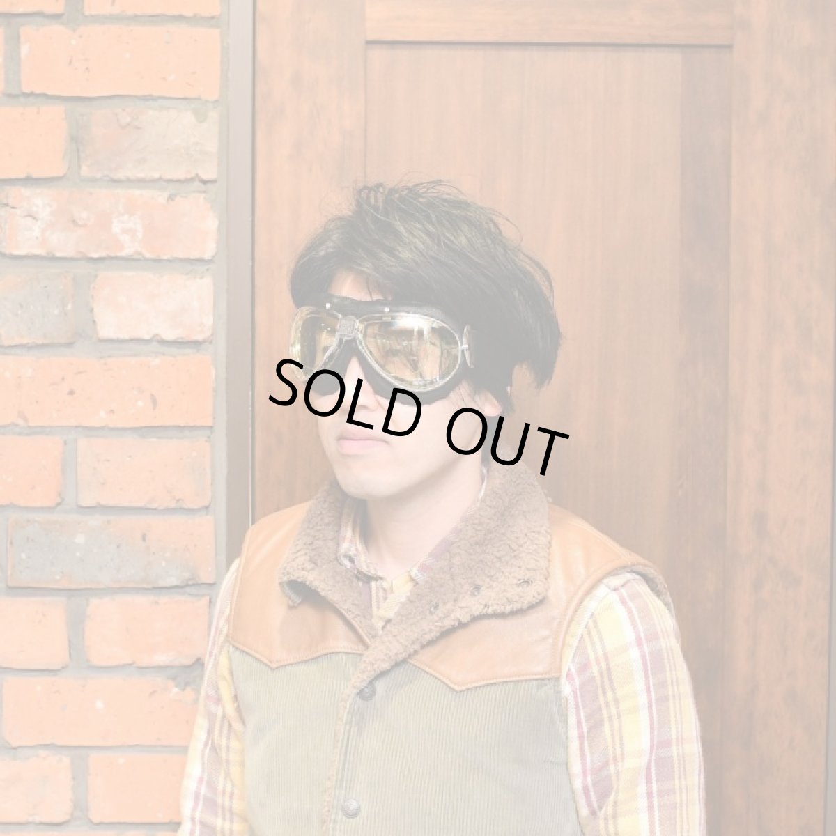 画像6: nannini ナンニーニ 社製ゴーグル TT-860-4v-1150-6405 ティーティー4V四眼式   クローム・ブラック/ライトイエロー (6)