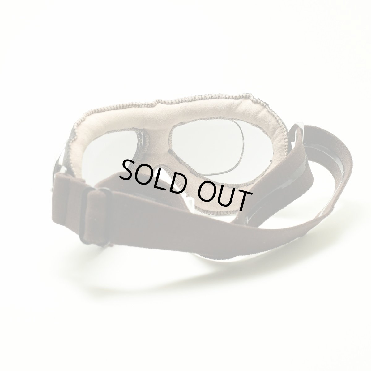 画像2: nannini ナンニーニ 社製ゴーグル TT-860-4v-1151-6450 ティーティー4V四眼式   クローム・ブラウン/ライトグレー＆シルバーミラー (2)