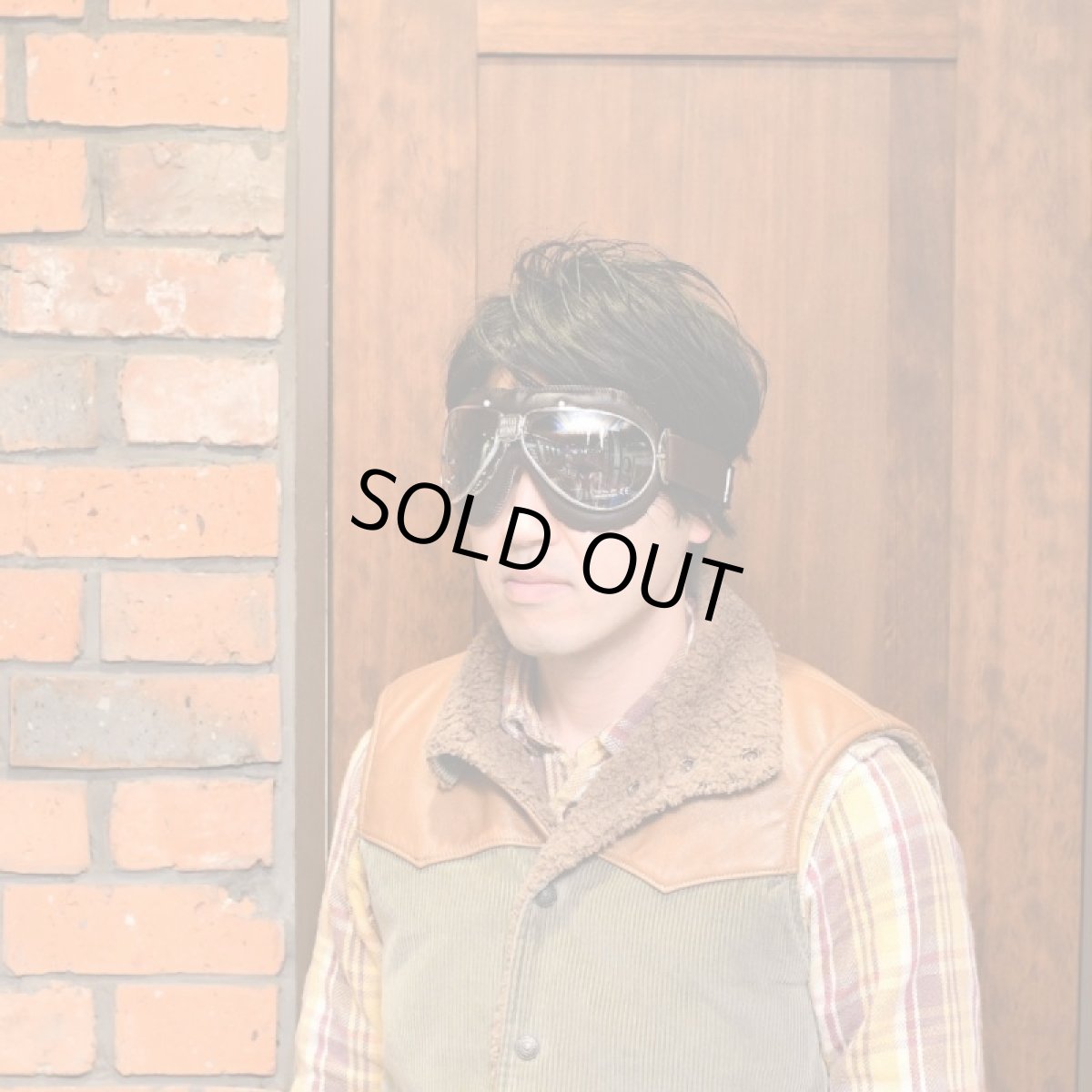 画像6: nannini ナンニーニ 社製ゴーグル TT-860-4v-1151-6450 ティーティー4V四眼式   クローム・ブラウン/ライトグレー＆シルバーミラー (6)