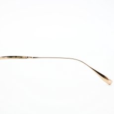 画像6: 辻眼鏡 国松謹製 TJ-010-3 col-3 GOLD/BLACK-LEATHER（塗装）  (6)