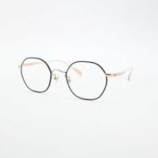 画像9: 辻眼鏡 国松謹製 TJ-010-3 col-3 GOLD/BLACK-LEATHER（塗装）  (9)