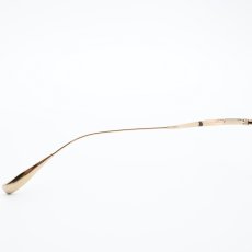 画像5: 辻眼鏡 国松謹製 TJ-010-4 col-4 GOLD/BROWN-LEATHER（塗装）  (5)