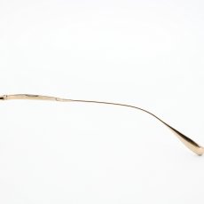 画像6: 辻眼鏡 国松謹製 TJ-010-4 col-4 GOLD/BROWN-LEATHER（塗装）  (6)