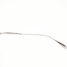 画像9: 辻眼鏡 国松謹製 TJ-011-2 col-1 SILVER/BLACK-LETHER  (9)