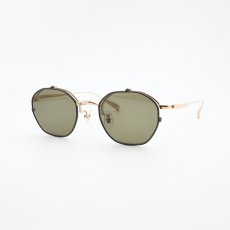 画像2: 辻眼鏡 国松謹製 TJ-011-2 col-2 GOLD/BROWN-LEATHER  (2)