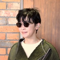 画像14: 辻眼鏡 国松謹製 TJ-011-2 col-2 GOLD/BROWN-LEATHER  (14)