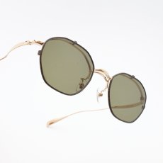 画像17: 辻眼鏡 国松謹製 TJ-011-2 col-2 GOLD/BROWN-LEATHER  (17)
