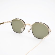 画像6: 辻眼鏡 国松謹製 TJ-011-2 col-2 GOLD/BROWN-LEATHER  (6)