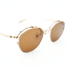 画像7: 辻眼鏡 国松謹製 TJ-011-2 col-3 GOLD/GOLD-SHRINK  (7)