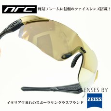 画像1: nrc エヌアールシー X1RR BLACKSHADOW/BROWN GOLD MIRROR  メガネ 眼鏡 めがね メンズ レディース おしゃれ ブランド 人気 おすすめ フレーム 流行り レンズ サングラス (1)