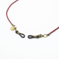 画像3: NUTTY ナッティ グラスコード A051 コード＆ホルダー ２WAY 本革ボタン 紐コットン100％ 長さ：約760mm  (3)