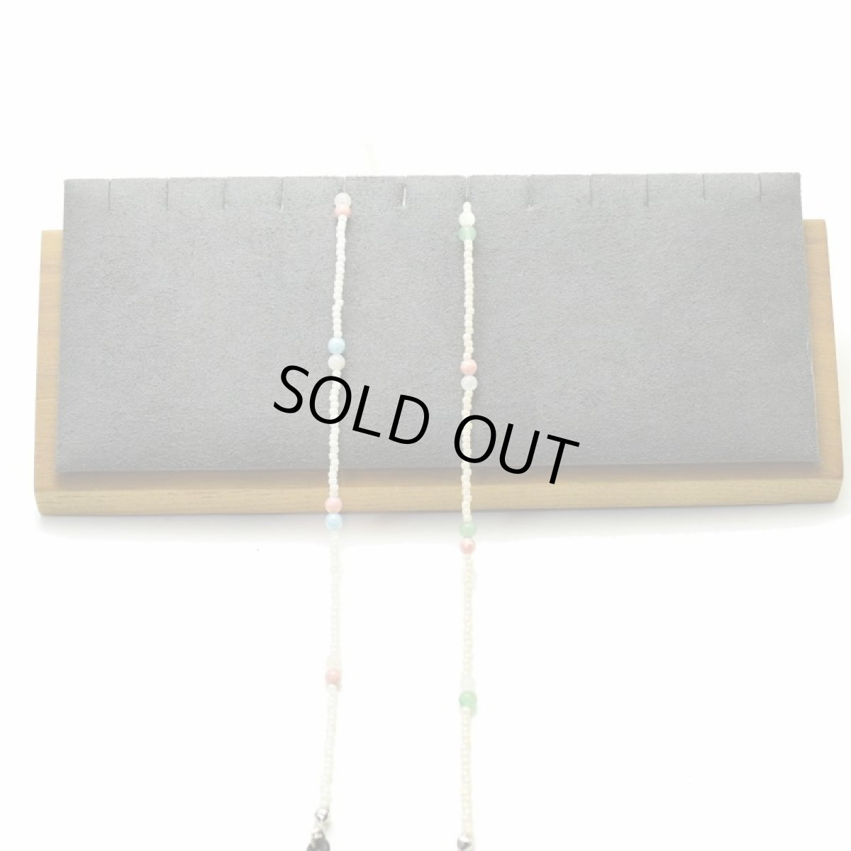 画像5: NUTTY ナッティ グラスコード A420 ガラスビーズ 貝ビーズ 長さ：約700mm (5)