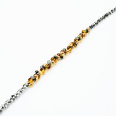 画像2: NUTTY ナッティ グラスコード A521 GR ガラスビーズ K14金張り丸ビーズ 長さ：約660mm  (2)