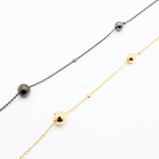 画像3: NUTTY ナッティ グラスコード A551 銅ボールとメタルチェーンのメガネコード 長さ：約660mm  (3)