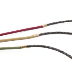 画像2: NUTTY ナッティ グラスコード A686 本革4つ編みと丸紐 長さ：約600mm  (2)