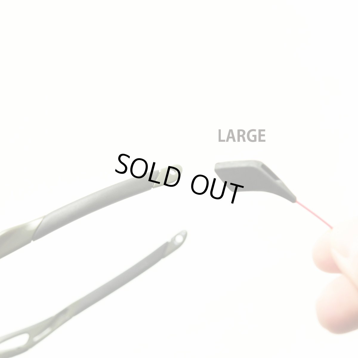 画像6: OAKLEY オークリー ACCESSORY LEASH アクセサリー リーシュコード オークリーサングラスフレーム・クロスリンクシリーズ対応 ラージとスモールでステム(取り付け部分)の大きさが違います (6)