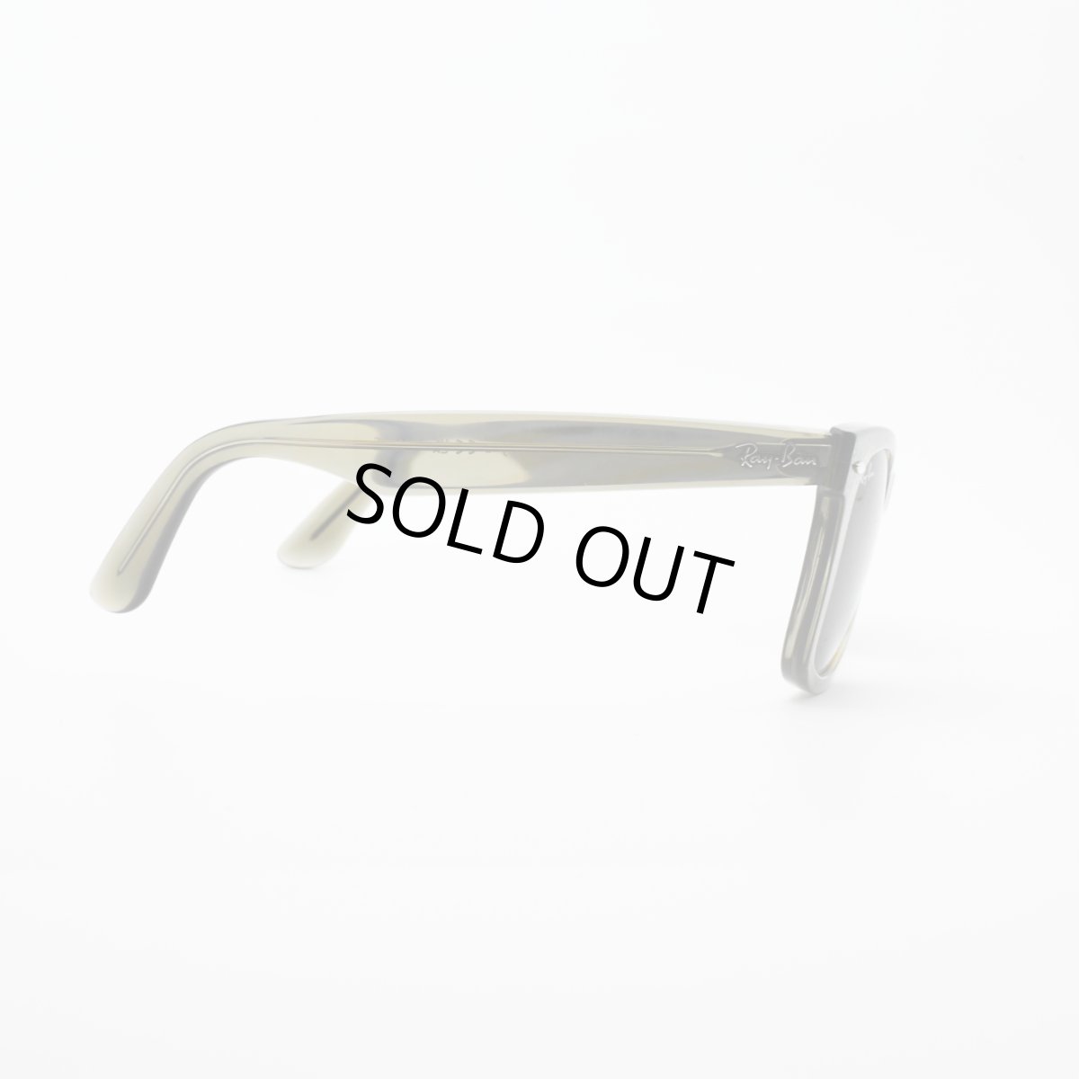 画像3: RAYBAN レイバン WAYFARER ウェイファーラー RB2140-F-1387-31（ポリッシュフォトクロミック ストライプ グレー/グリーン） (3)