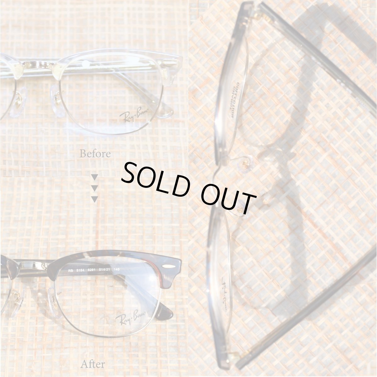 画像7: RAYBAN レイバン RB5154-8291 CLUB MASTER OPTICS CHANGE COLLECTION WAVES GREY (7)