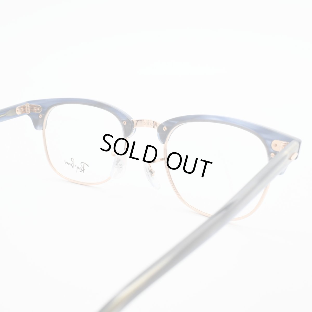 画像4: RAYBAN レイバン RB5154-8374 CLUBMASTER OPTICS Polish Stripe Blue (4)