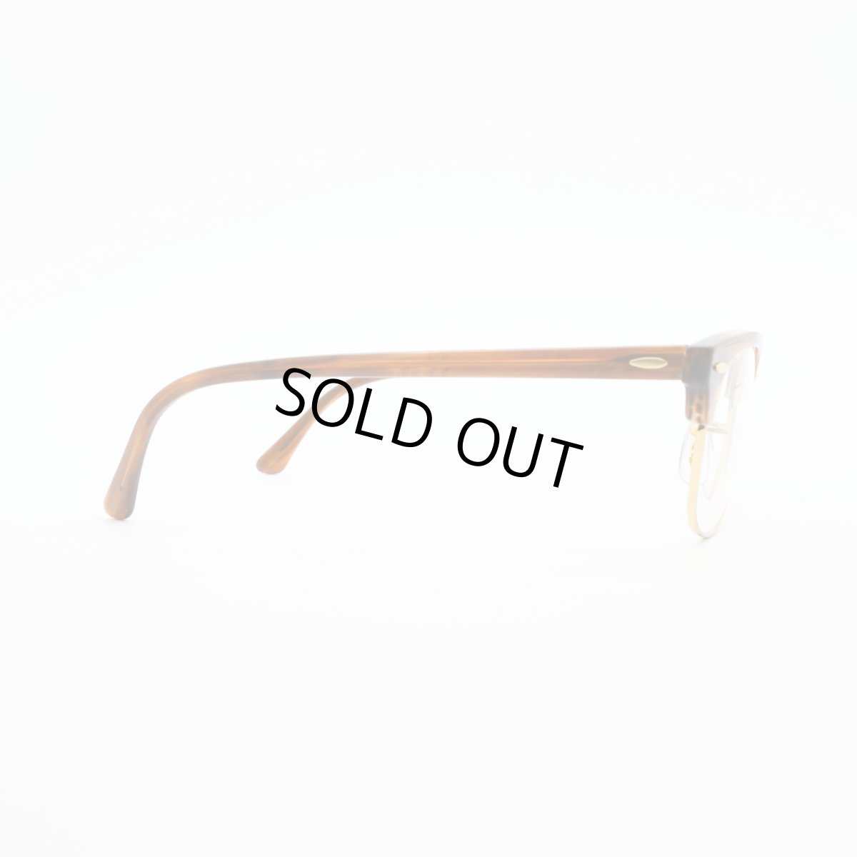 画像3: RAYBAN レイバン RB5154-8375 CLUBMASTER OPTICS Polish Stripe Brown (3)