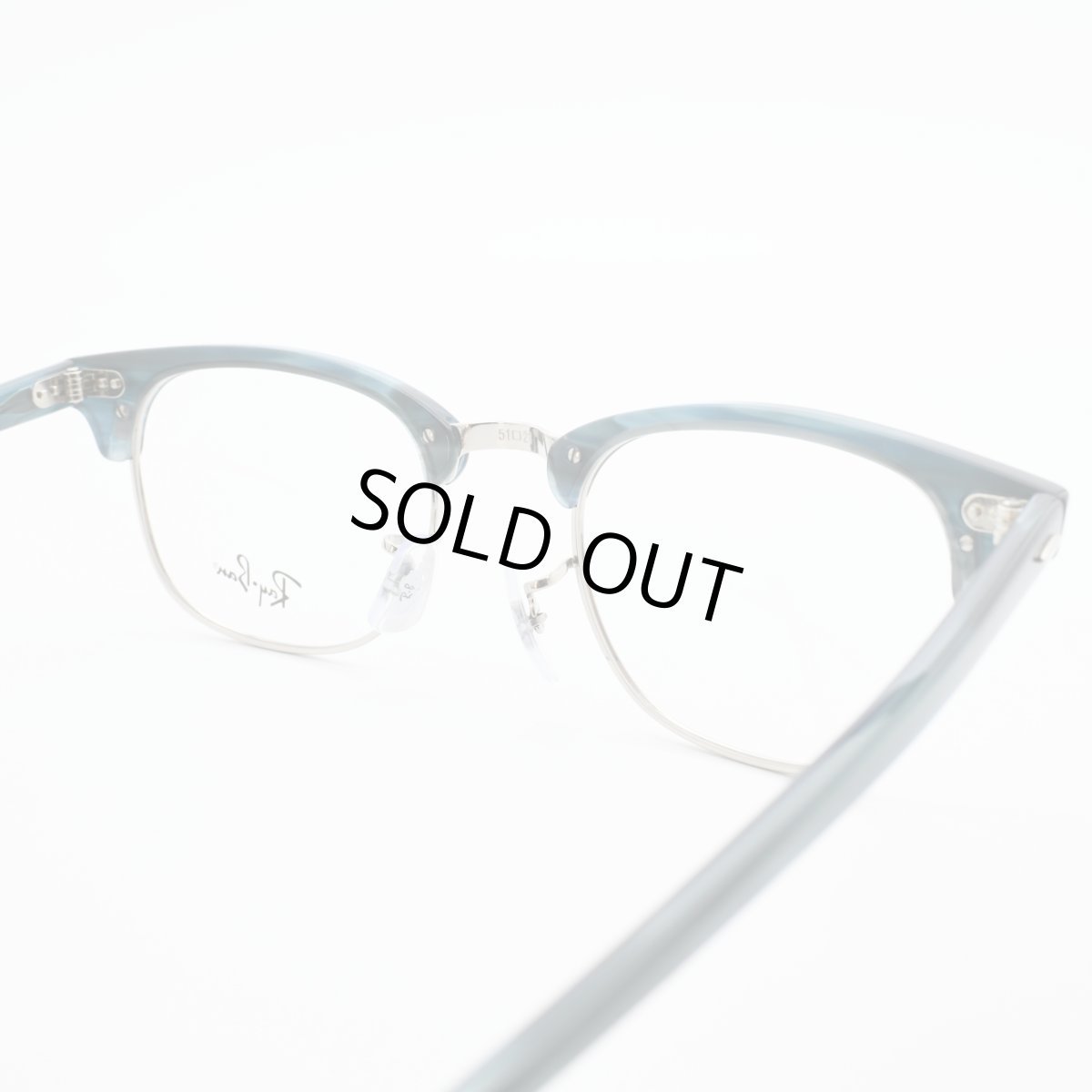 画像4: RAYBAN レイバン RB5154-8377 CLUBMASTER OPTICS Polish Stripe Green (4)