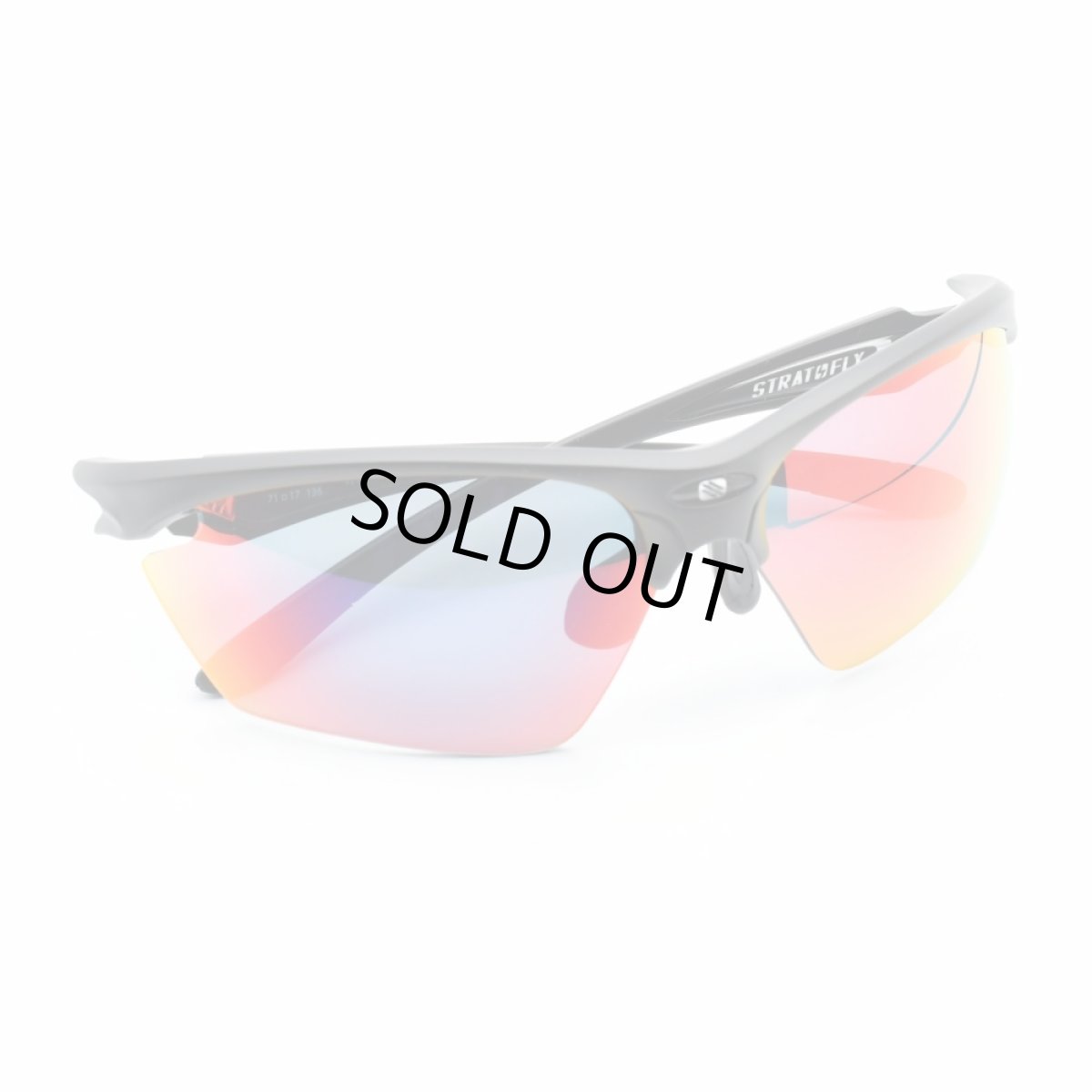 画像8: RUDY PROJECT ルディプロジェエクト STRATOFLY ストラトフライ BLACK MATTE/MULTI LESER RED (8)