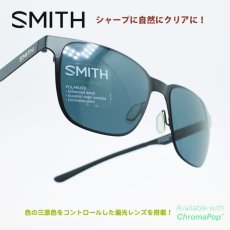 画像1: SMITH スミス Lowdown Metal ローダウンメタル Matte Black /CP Polarized Black (1)