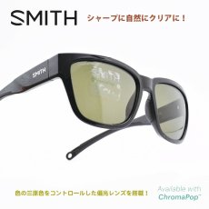 画像1: SMITH スミス JOYA ホヤ BLACK/ChromaPop-Polar GRAY GREEN Pivlock Leash Retainer 付属モデル (1)
