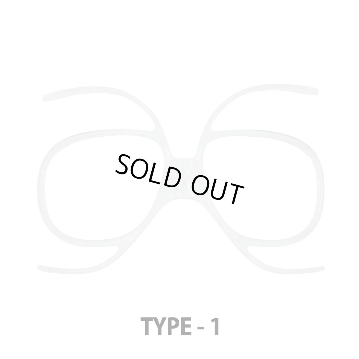 画像2: ゴーグル用度付きレンズインナークリップ GOGGLE INSERT TYPE1 度付きレンズ価格表をご参照の上レンズタイプをお選び下さい 度数範囲は球面「S」と乱視「C」の合計値になります (2)