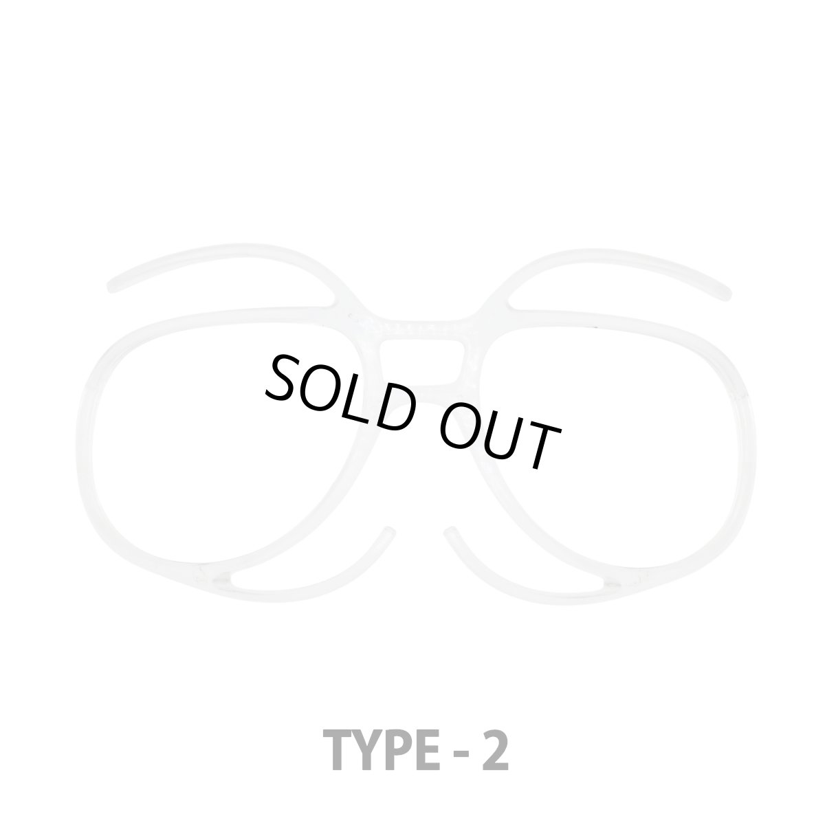 画像2: ゴーグル用度付きレンズインナークリップ GOGGLE INSERT TYPE2 度付きレンズ価格表をご参照の上レンズタイプをお選び下さい 度数範囲は球面「S」と乱視「C」の合計値になります (2)