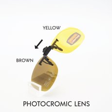 画像4: SOLAR COVER BOXFREE クリップオン サングラス メガネ 眼鏡 クリップオン フリップ 調光 ミラー メンズ レディース フチなし (4)