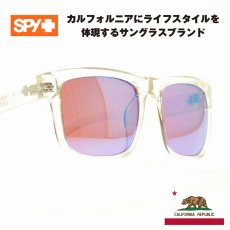 画像1: SPY スパイ DISCORD ディスコード クリア/ブロンズブルーミラー メガネ 眼鏡 めがね メンズ レディース おしゃれ ブランド 人気 おすすめ フレーム 流行り 度付き レンズ サングラス (1)