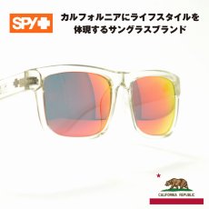 画像1: SPY スパイ DISCORD ディスコード クリア/グレーレッドミラー メガネ 眼鏡 めがね メンズ レディース おしゃれ ブランド 人気 おすすめ フレーム 流行り 度付き レンズ サングラス (1)