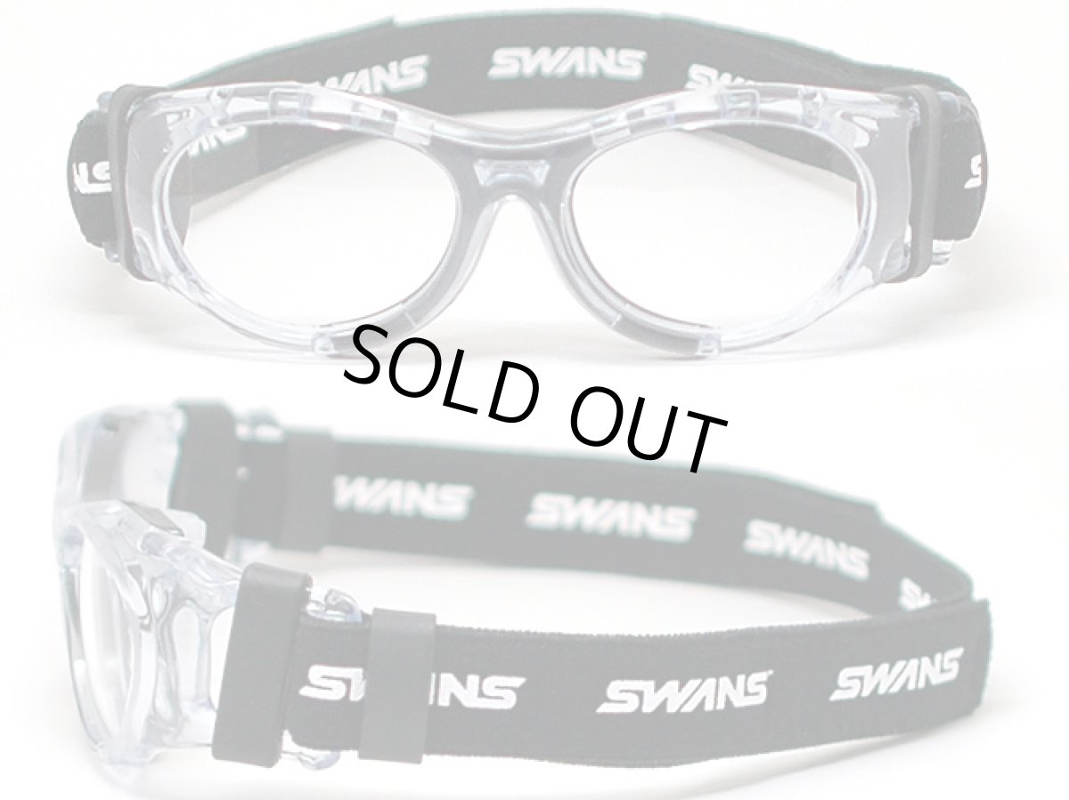 画像2: SWANS スワンズ 度付き対応スポーツ用ゴーグル NEW EYEGURD アイガード SVS-700N-BLACK ※Kid'sサイズ子供用※ クリア/ブラック ASTM F803-11 規格適合品 世界スカッシュ連盟承認 (2)