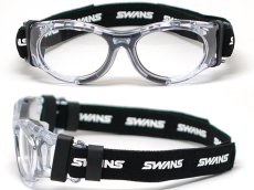 画像2: SWANS スワンズ 度付き対応スポーツ用ゴーグル NEW EYEGURD アイガード SVS-700N-BLACK ※Kid'sサイズ子供用※ クリア/ブラック ASTM F803-11 規格適合品 世界スカッシュ連盟承認 (2)