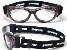 画像2: SWANS スワンズ 度付き対応 スポーツ用ゴーグル 大人気の SVS600 がフルモデルチェンジ！ NEW EYE GUARD アイガード SVS-600 N -SMK ※Jrサイズ※ クリアスモーク/クリア スポーツ眼鏡 (2)