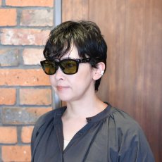 画像9: XAZTLAN ザストラン CHEROKEE チェロキー GLOSSY BLACK/Crysyal Amber Green R425  (9)