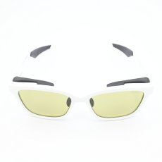 画像2: XAZTLAN ザストラン CHEROKEE チェロキー GLOSSY WHITE/Crysyal Amber Green R425  (2)