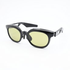 画像1: XAZTLAN ザストラン APOLLOIII アポロIII GLOSSY BLACK/Crysyal Amber Green R425  (1)