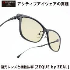 画像1: Zeque ゼクー F-2221 JONNY ジョニー MATTE BLACK / BLACK/TRUEVIEW SPORTS (1)