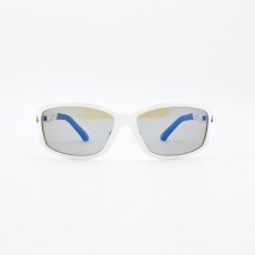 画像3: Zeque ゼクー STELTH ステルス F-2266 SHINY WHITE TRUEVIEW SPORTS BLUE MIRROR  (3)