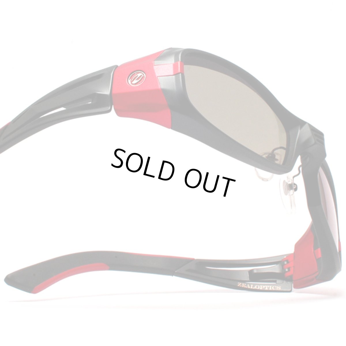 画像3: ZEAL OPTICS ジールオプティクス サングラス VERO 2nd ヴェロ セカンド on TALEX偏光レンズ F-1300 マットブラック&レッド/トゥルービュースポーツ偏光レンズ (3)